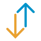 Two vertical arrows icon